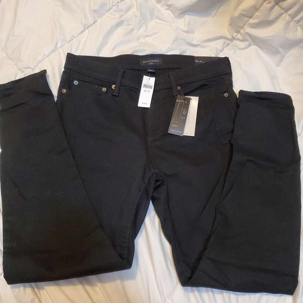 NTW Banana Republic Black Skinny Jeans